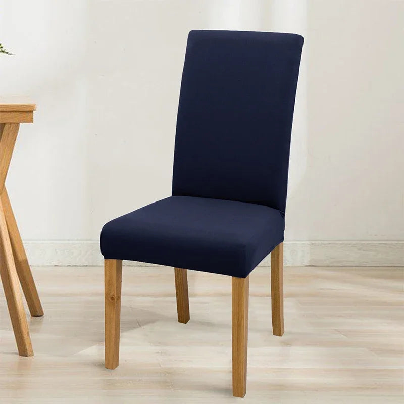 Elastic Solid Color Adjustable Chair Cover Spandex Stretch Slipcovers Chair Seat Covers