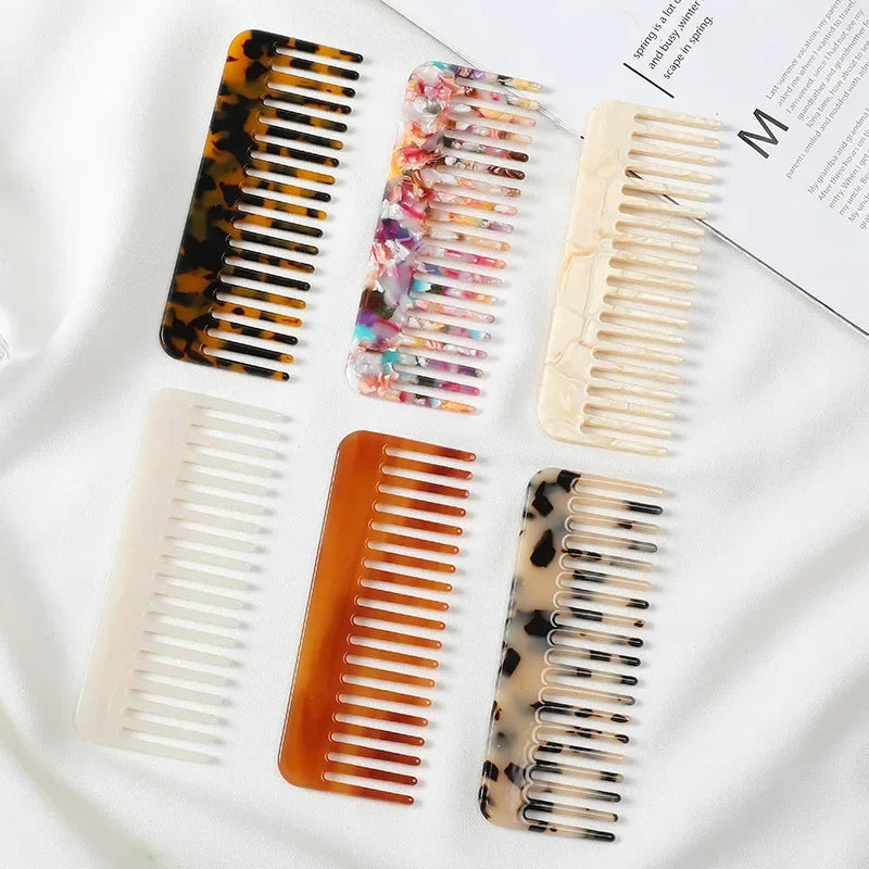 Korean Fashion Design Hair Comb Wide Teeth