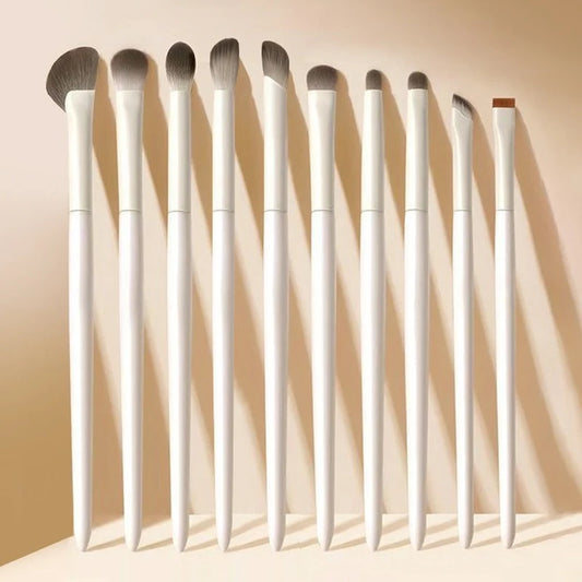 5/6/8/10pcs Natural Eye Makeup Brushes Set Detail Eyeshadow Brush