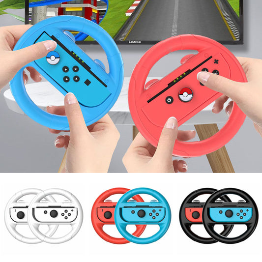 2 pcs/Lot Racing Steering Wheels for Switch OLED Joy
