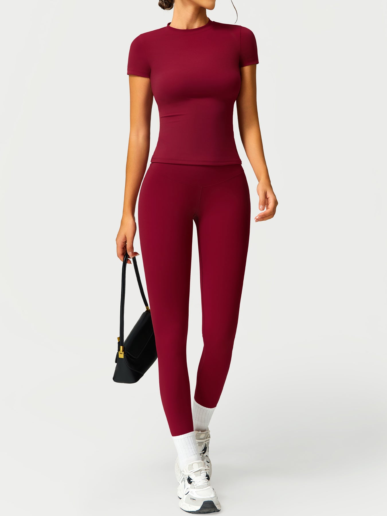 2PCS Yoga Suit Sports Set Women Quick-Drying Gym Set Women