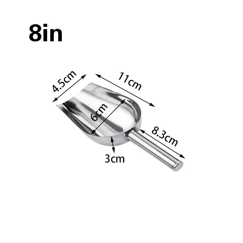 Stainless-Steel Ice Cube Scoop Bar Buffet Party