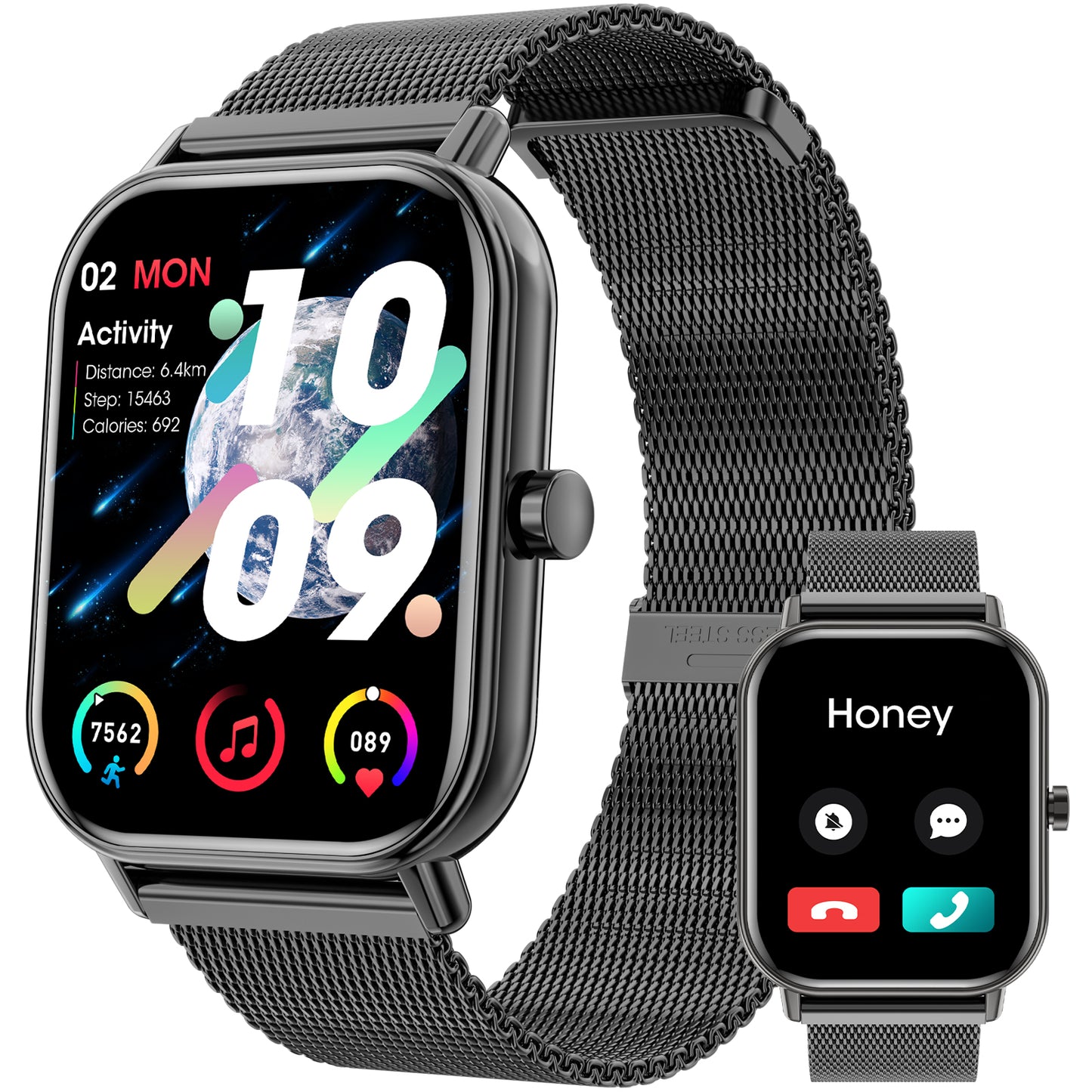 2025 Smartwatch, 1.85 High-Definition Large Screen, Men'S Ip68