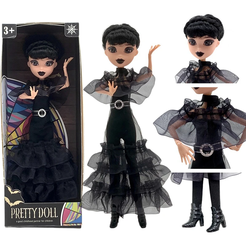 Wednesday Addams Figure Cute Toy Addams Family Doll