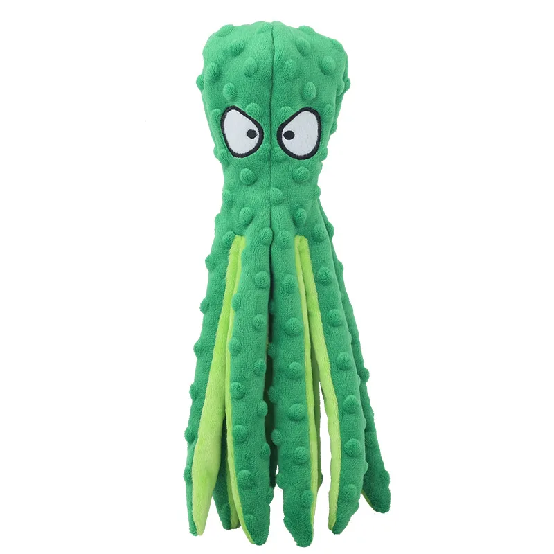 Pet Plush Toy Octopus Dog Interactive Toy Indestructible Bite