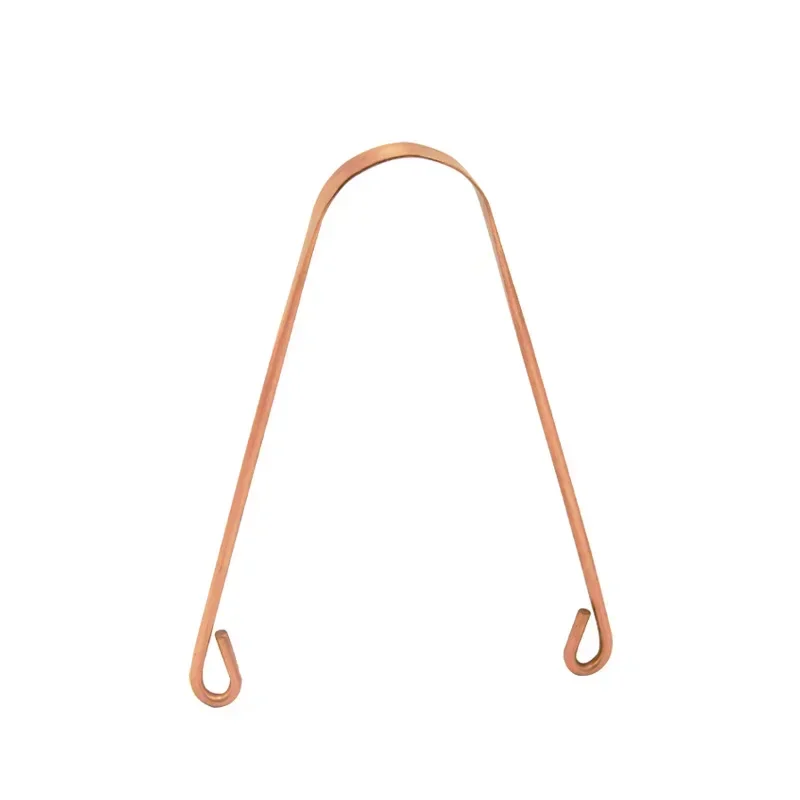 1PCS Pure Copper Tongue Scraper Oral Cleaner