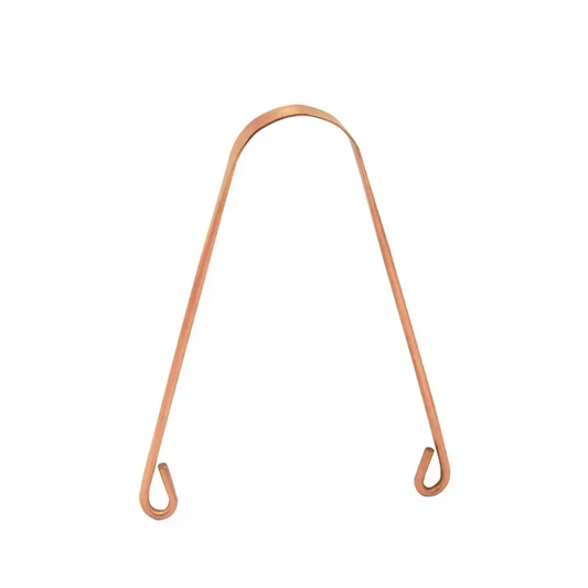 1PCS Pure Copper Tongue Scraper Oral Cleaner