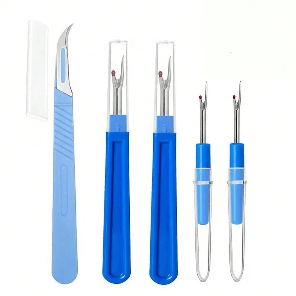 5PCS Sewing Seam Ripper Kit Blue Sewing Stitch
