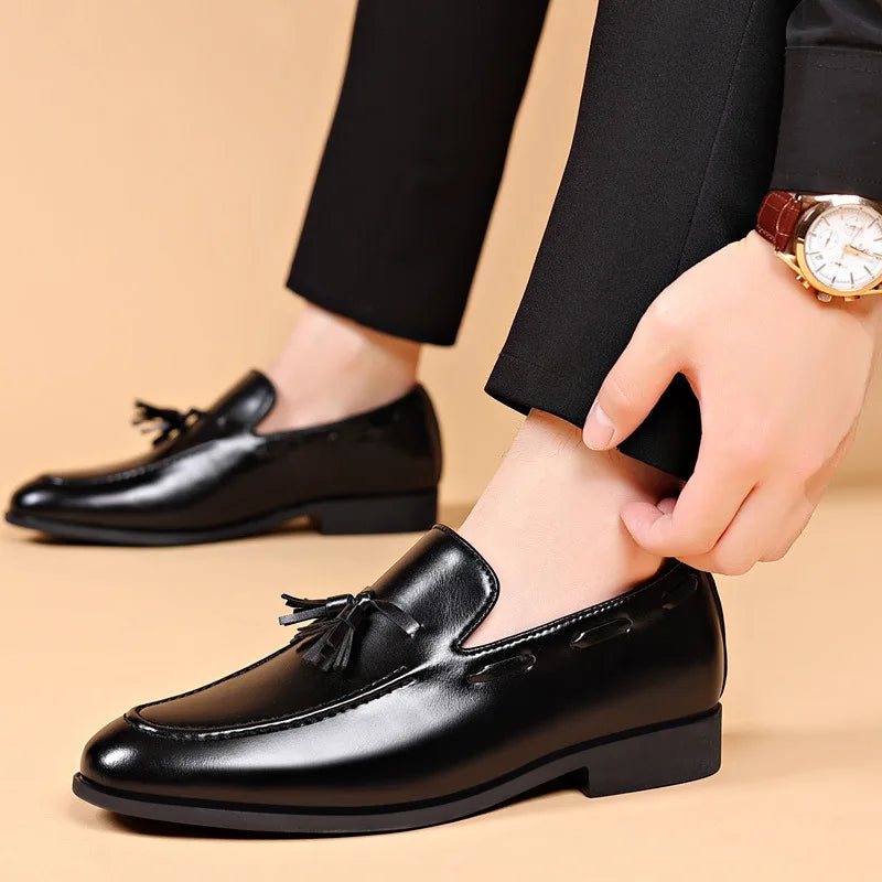 Summer Fashion Casual Leather Shoes Men Large Size Busines shoes