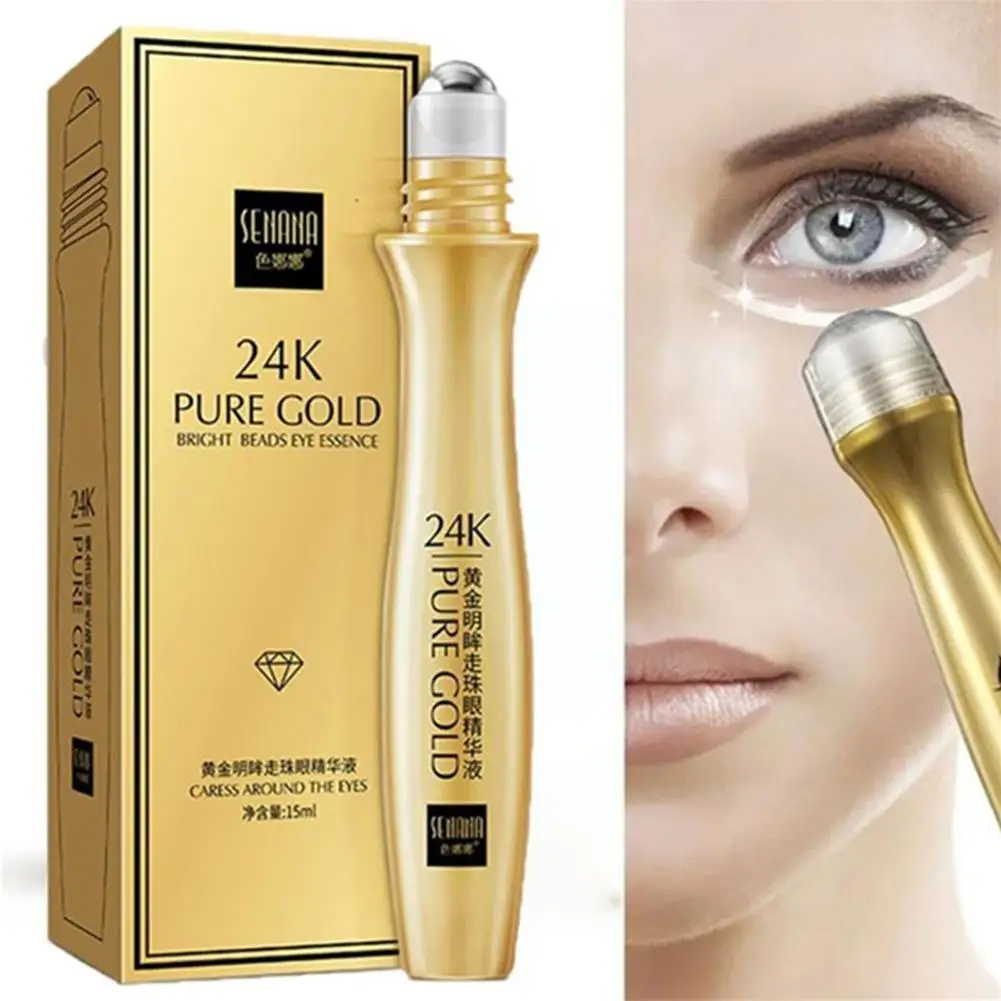 24K Gold Bright Eye Roller