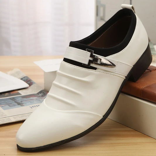 Men's Casual Slip-On Formal Shoes Korean Style Wedding Photo