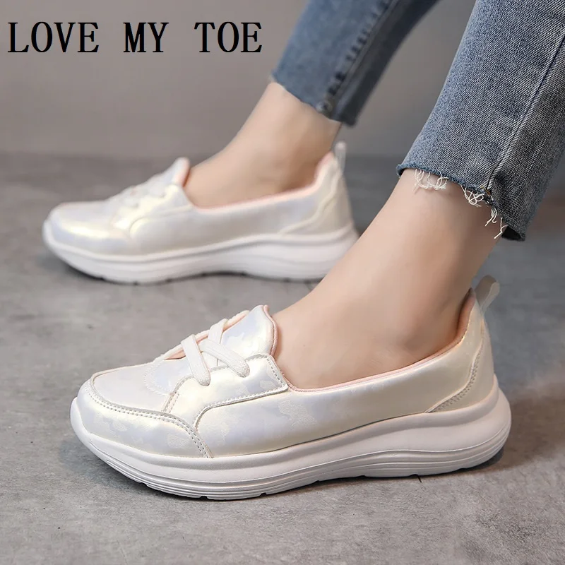 Women Sneakers Flats Platform Sport Ladies Trainers