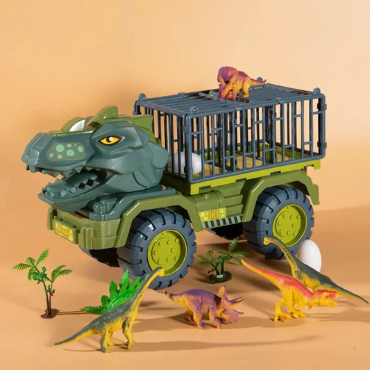 Dinosaur Truck Transport Carrier Vehicle Dino