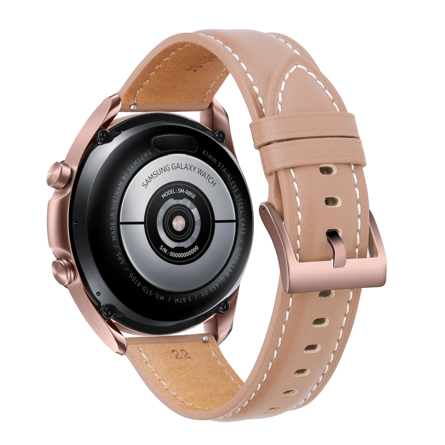 Leather Strap for Samsung Galaxy Watch 3 41 45mm Gear S3 Frontier Bracelet