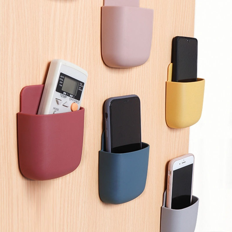 Wall Mounted Storage Box Mobile Phone Plug Holder