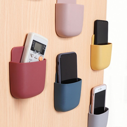 Wall Mounted Storage Box Mobile Phone Plug Holder