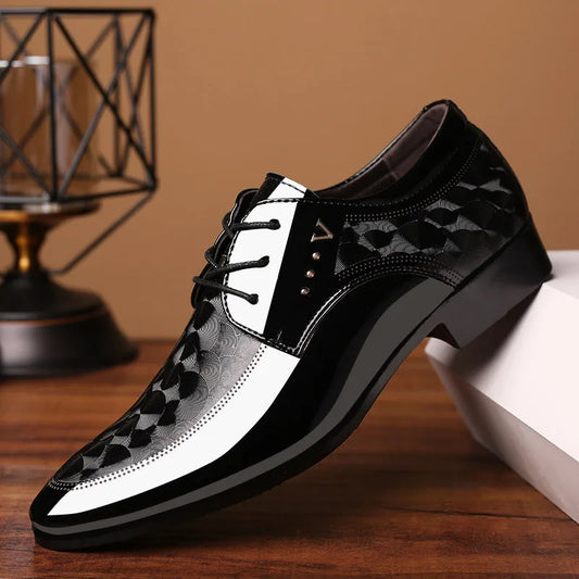 Oxfords Leather Men's Shoes Casual Dress Men