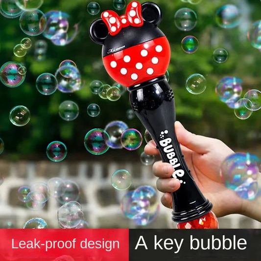 Mickey Cartoon New Bubble Machine Girl Magic Stick Toys