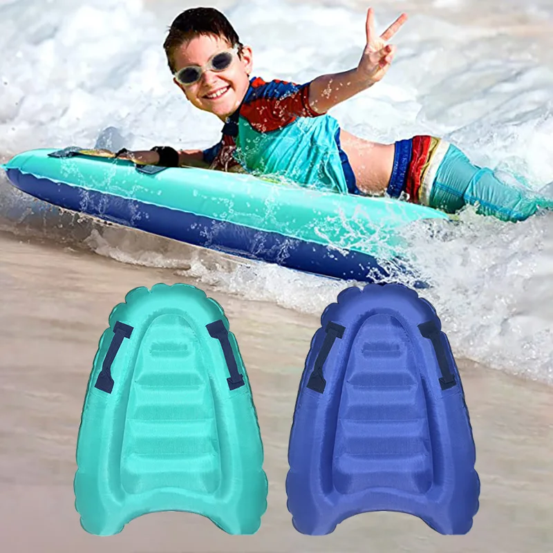 1pc Inflatable Surfboard With Handle For Beach Surfing