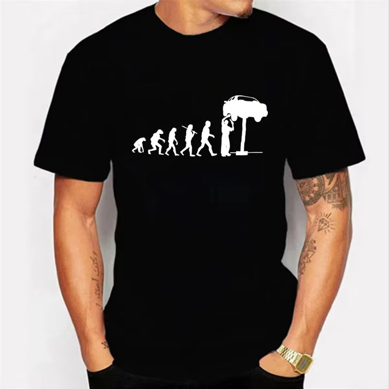 Vintage Unisex Short-Sleeved T-Shirt for Men