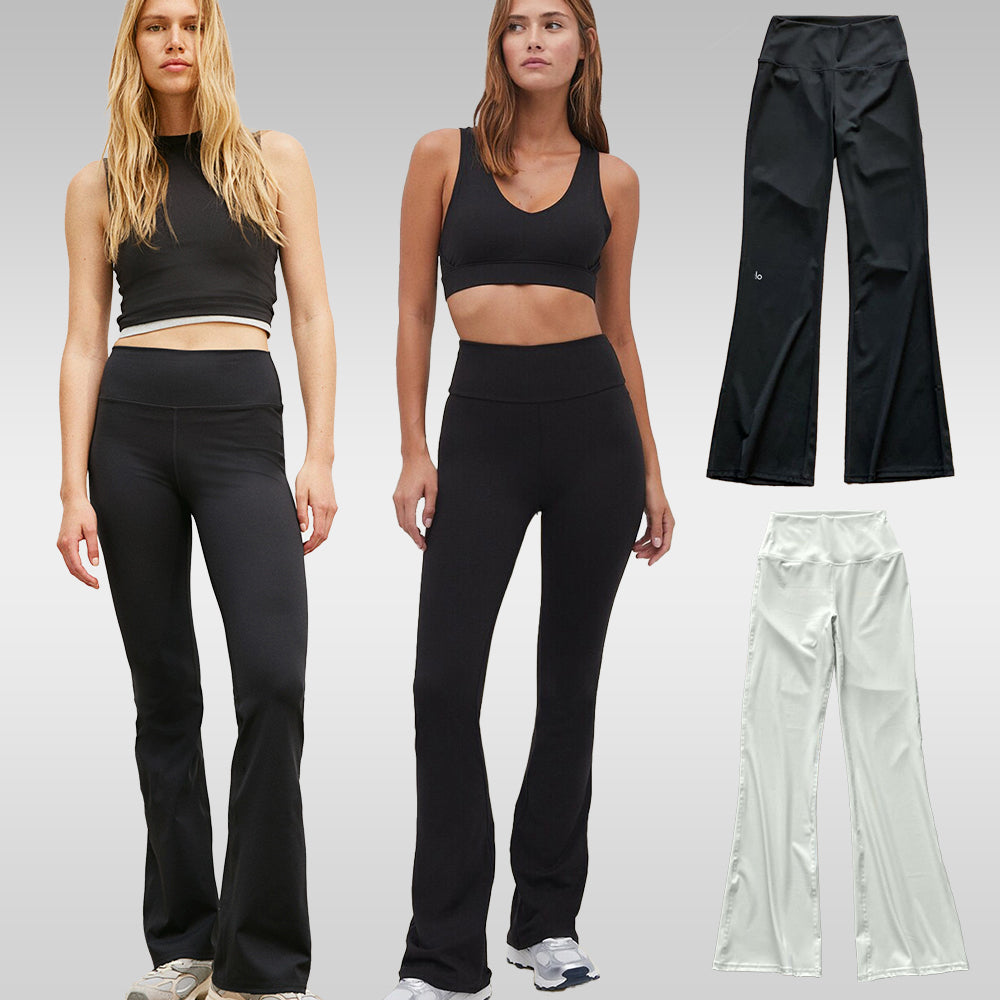 High Waist Flare Pants Wide Leg Yoga Pants for Women Fitness