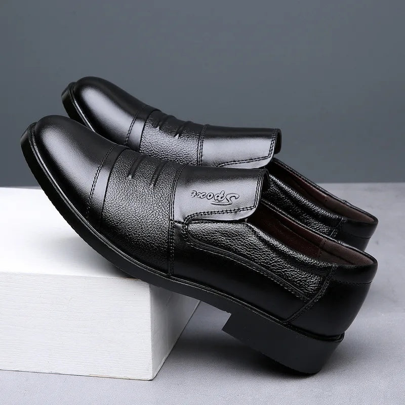 Men's Genuine Cow Leather Shoes Business Casual Shoes