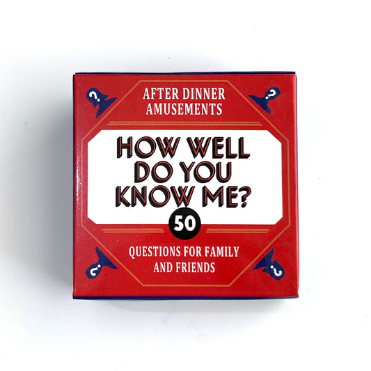 How well do you know me? - Game Board