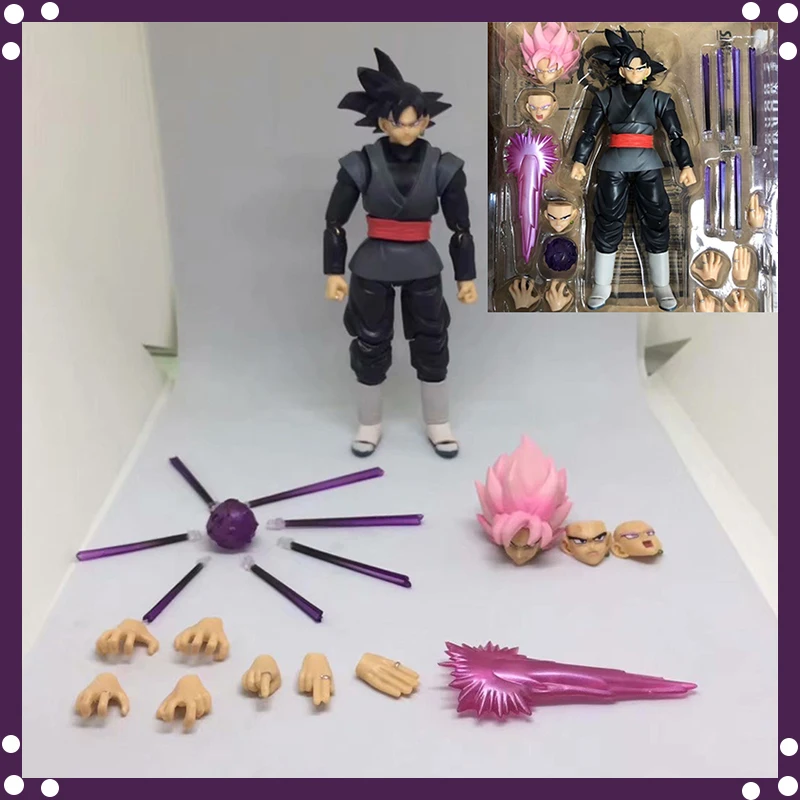 14cm Dragon Ball Black Goku Zamasu Anime Action Figure