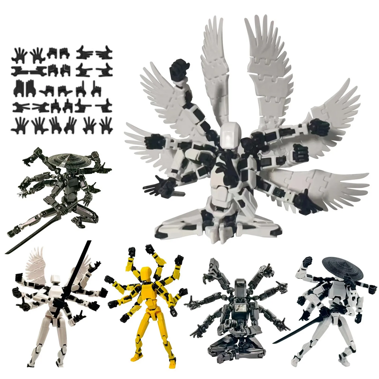 DUMMY 13 Special-shaped Multi-jointed Movable Ornaments Luxury Set