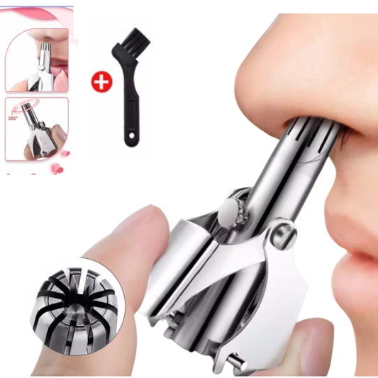 1pcs Portable Stainless Steel Nose Hair Trimmer For Men