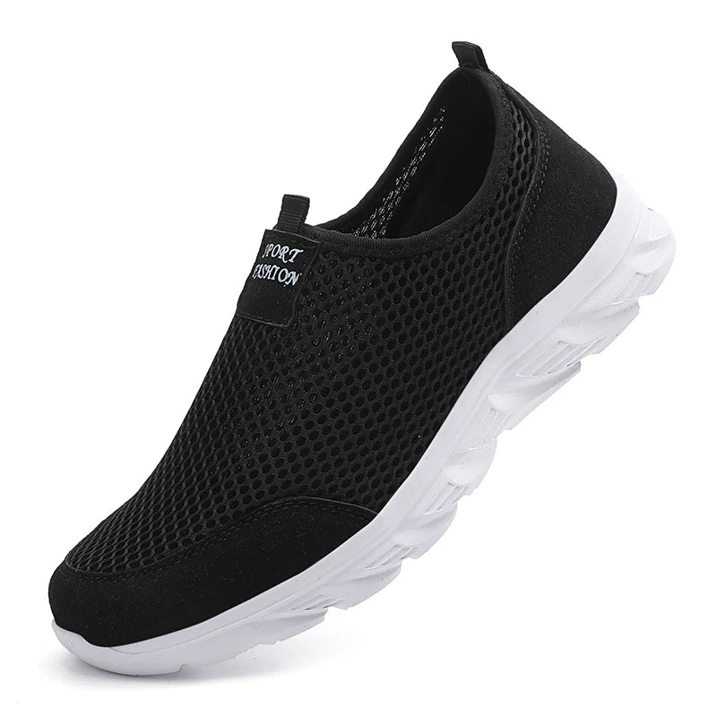 Men Running Shoes Summer Sneakers Mesh Breathable Lightweight Walking Casual Shoes