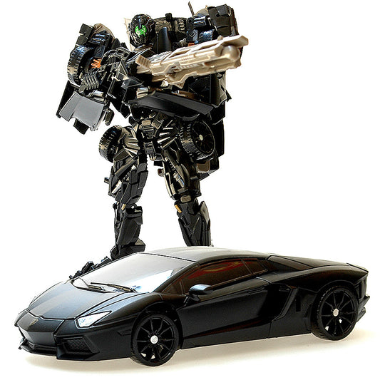 Transformation Robot Toy 4 Dark Lockdown Robot Car Figures