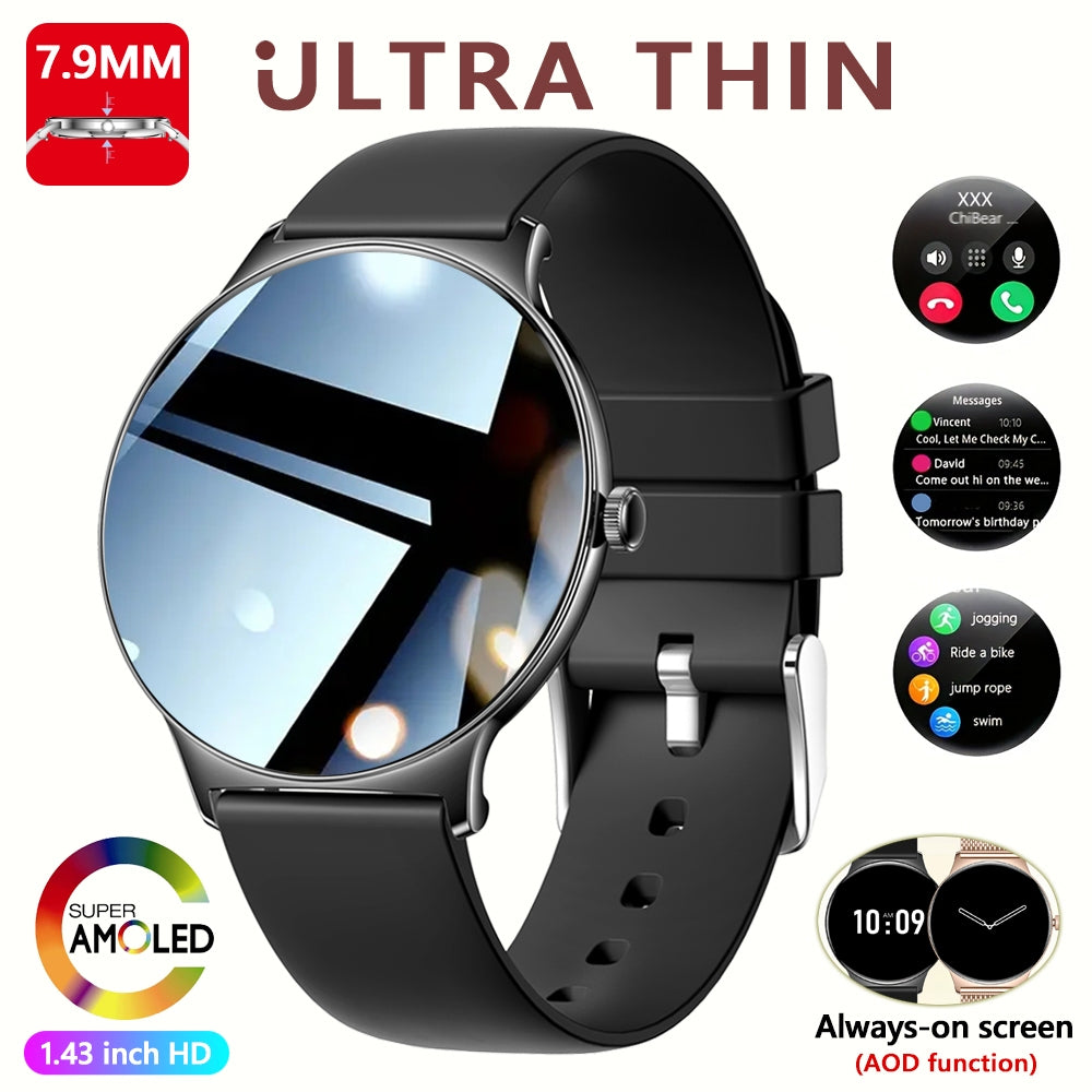 For Huawei Xiaomi New Ultra Thin Smart Watch