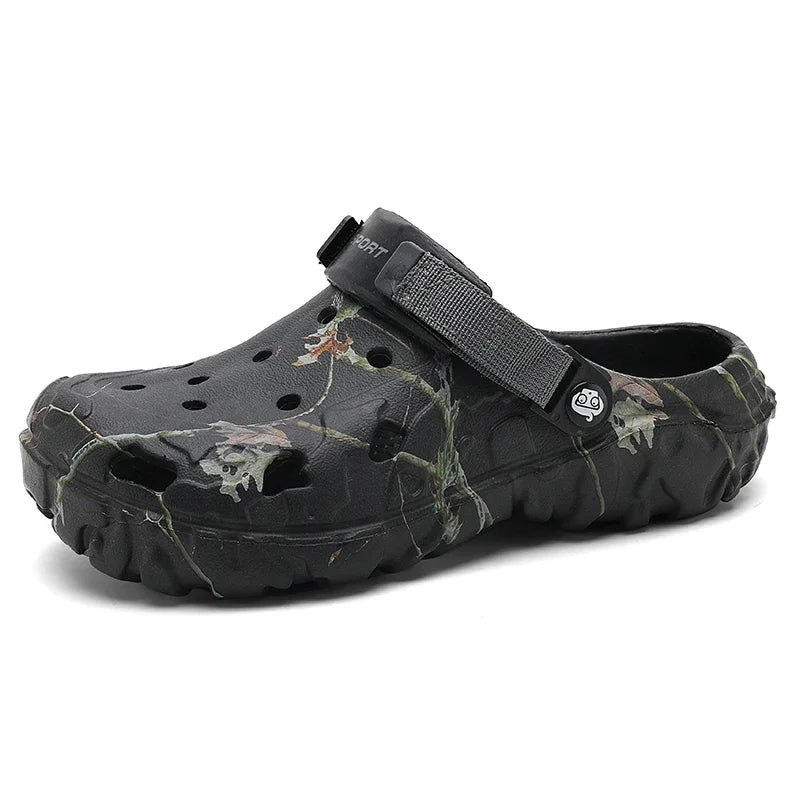 Flat Sandals Men Shoes 2024 Slippers Men Garden
