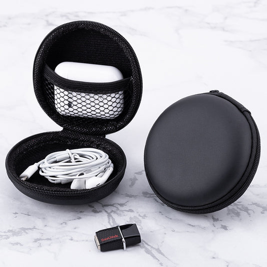 Earphone Storage Case PU Mini Carrying Hard Bag Box Case