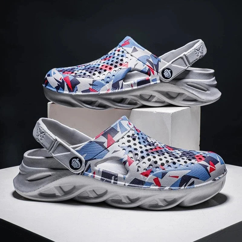 Beach Outdoor Sandals Couple Water Shoes Breathable Lightweight Soft