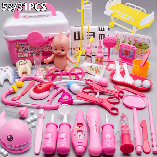 Doctor Toys for Kids 53PCS Doctor Pretend Play Se