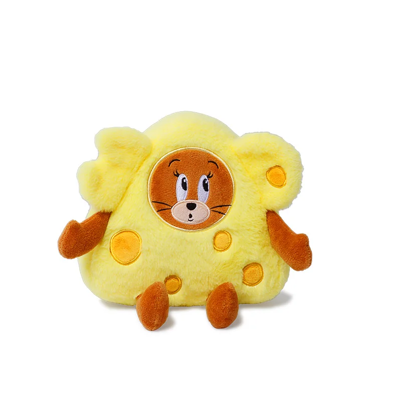 16cm Tom and Jerry Cute Cheese Plush Doll Soft Comfortable Peluche Toy