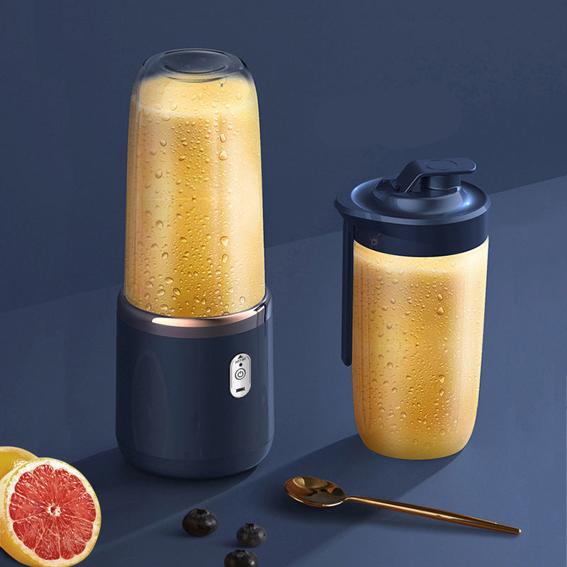 Blue Portable Electric Small Juice Extractor
