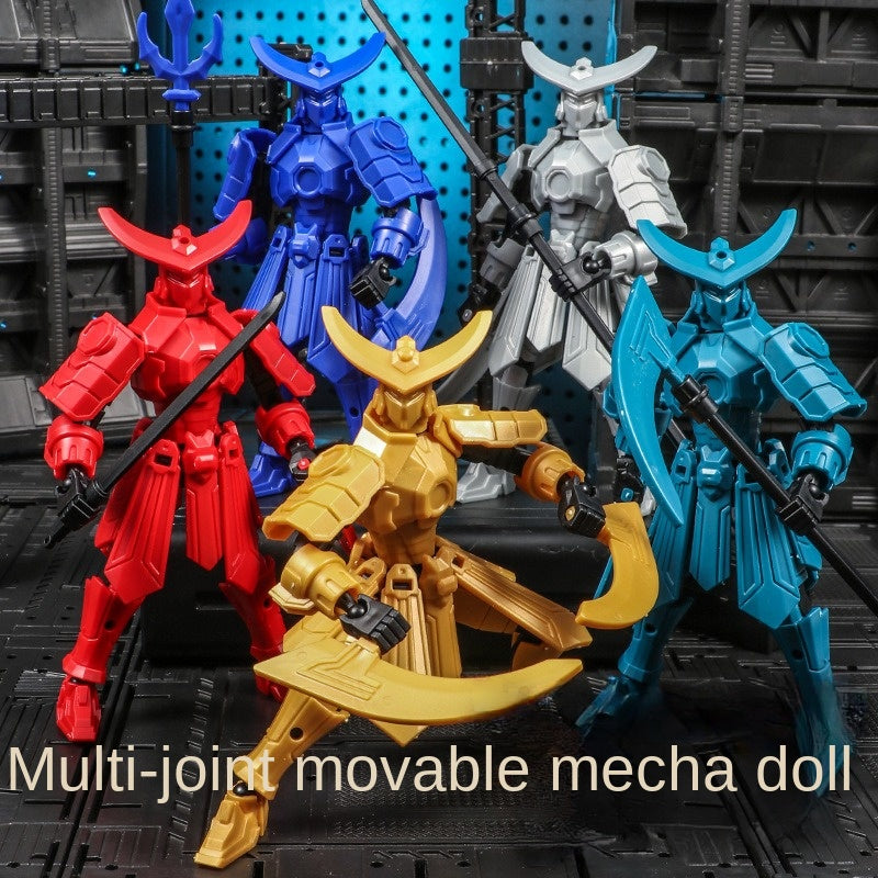 Mozi mecha lucky doll, robot deformation, 3D printed mannequin