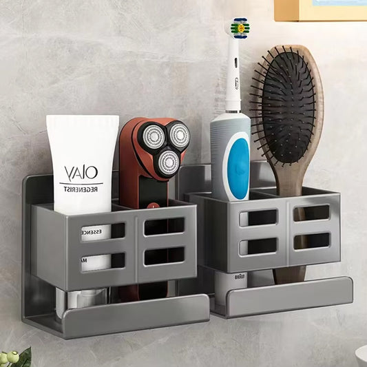 Toothbrush Razor Storage Rack Wall-mounted