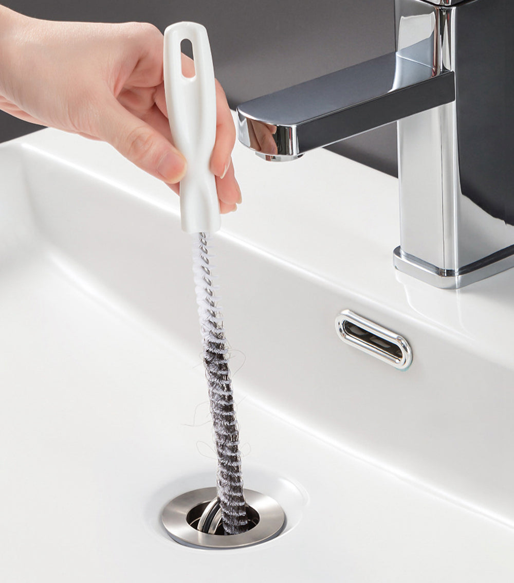 Pipe Dredging Brush Bathroom Hair Sewer Sink Cleaning Brush Drain Cleaner