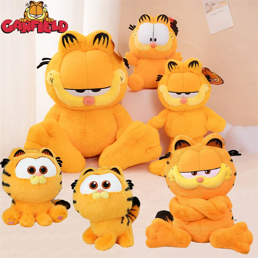 Kawaii Soft Plush Toys Cute Cartoon Garfield Cat Odie Stuffed Animals