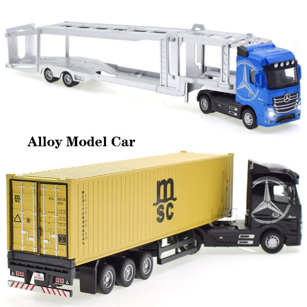 1:50 Diecast Alloy Truck Head Model Toy Container