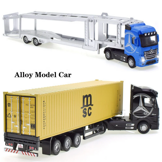1:50 Diecast Alloy Truck Head Model Toy Container