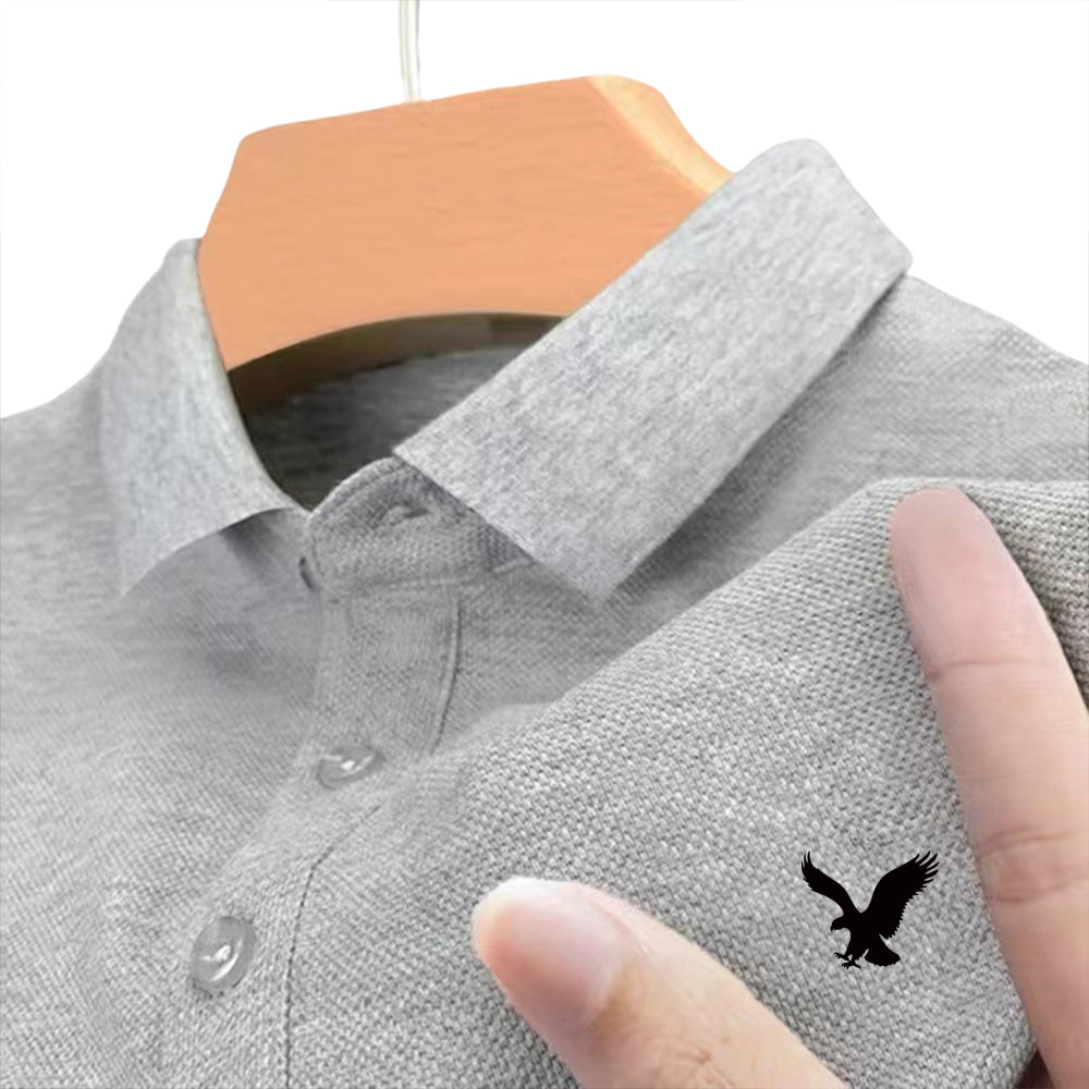 Summer New Shirt Men's Lapel Casual Versatile Business High Quality