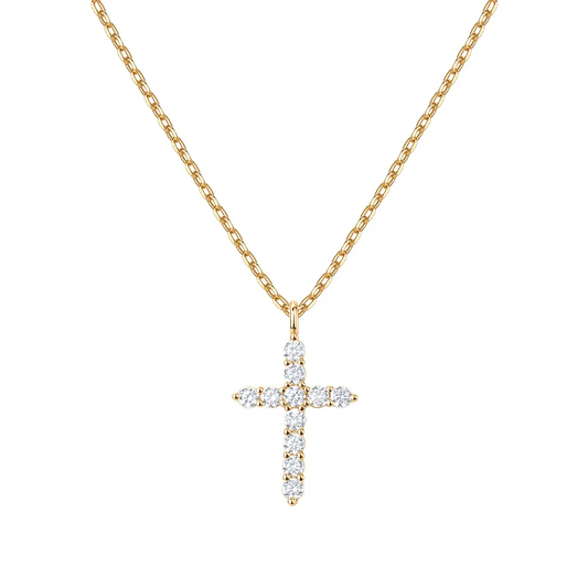 14K Gold Plated Cubic Zirconia necklace