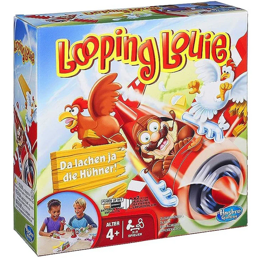 Looping Louie Spinning Plane Chicken Stealing Game Parent Child Interaction