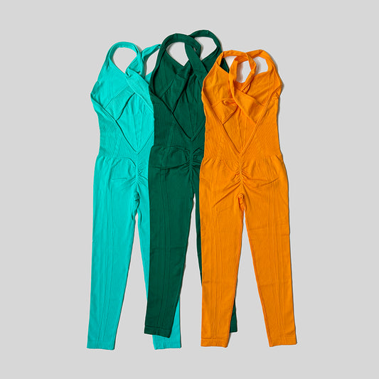 Jumpsuit Women's Fitness Suit Yoga Sets Sports For Woman Tracksuit