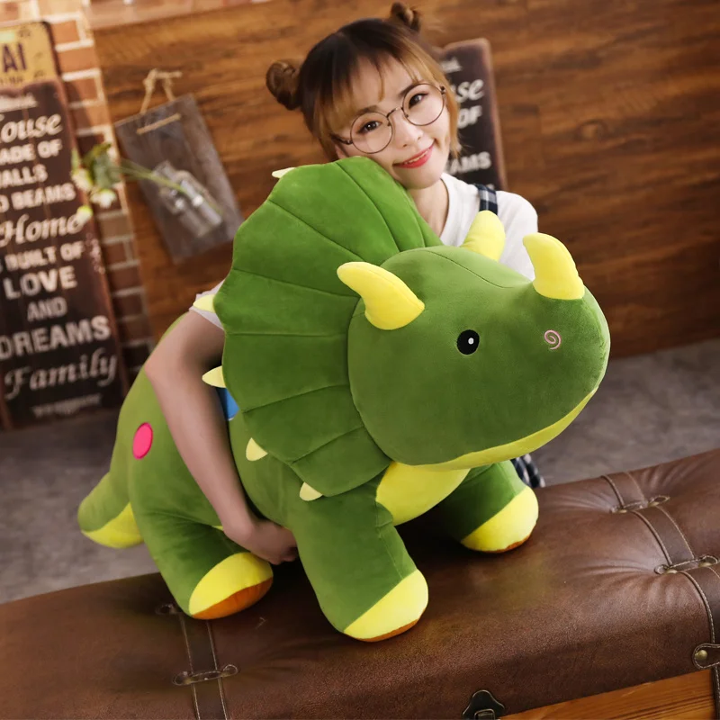 Creative Big Plush Soft Triceratops Stegosaurus Plush Toy